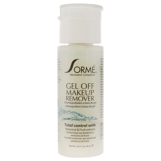 Gel Off Makeup Remover by Sorme Cosmetics for Women - 3.35 oz Gel
