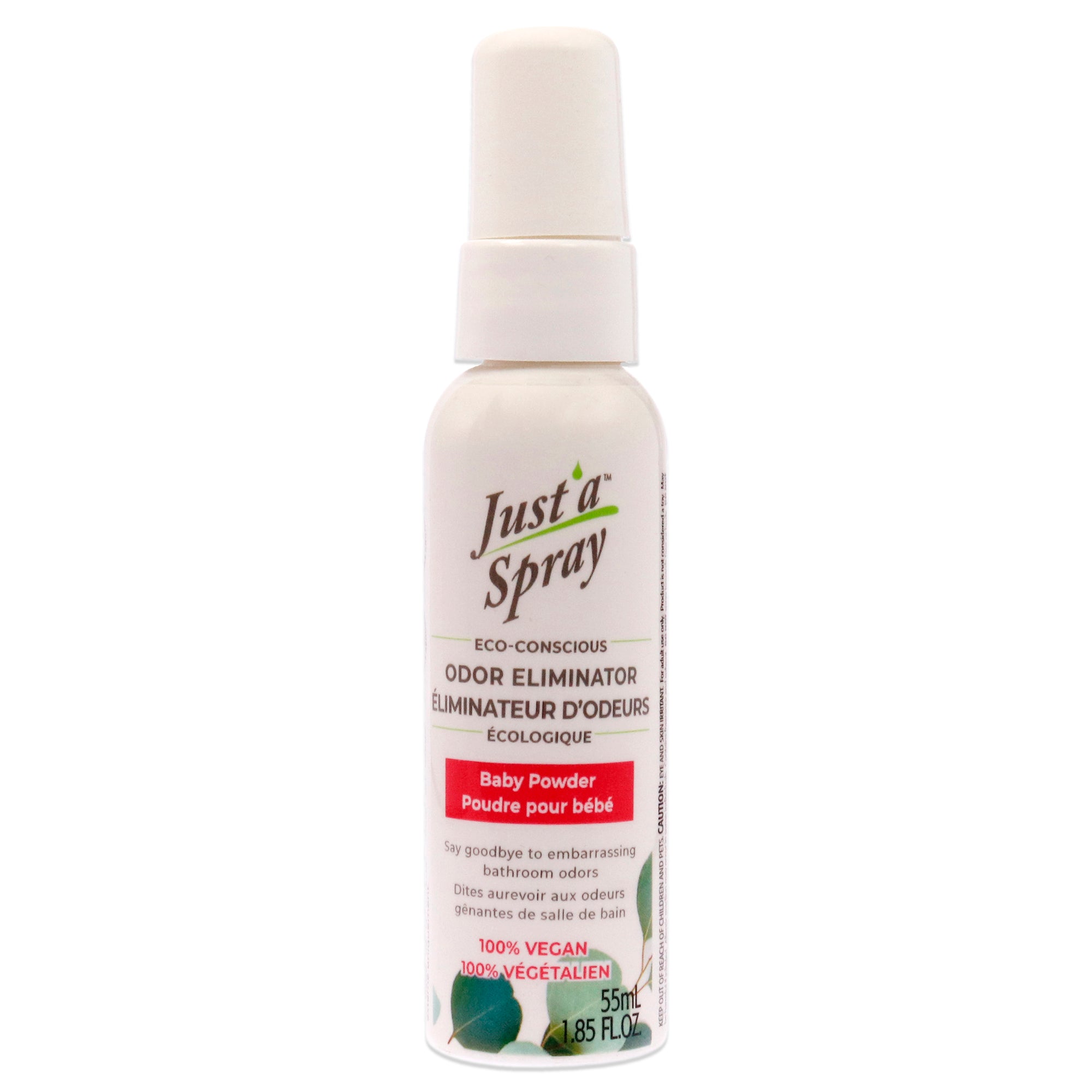 Just a Spray Odor Eliminator - Baby Powder by Prelam for Kids - 1.85 oz Spray