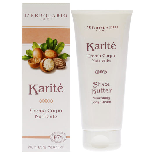 Nourishing Body Cream - Shea Butter by LErbolario for Unisex - 6.7 oz Body Cream