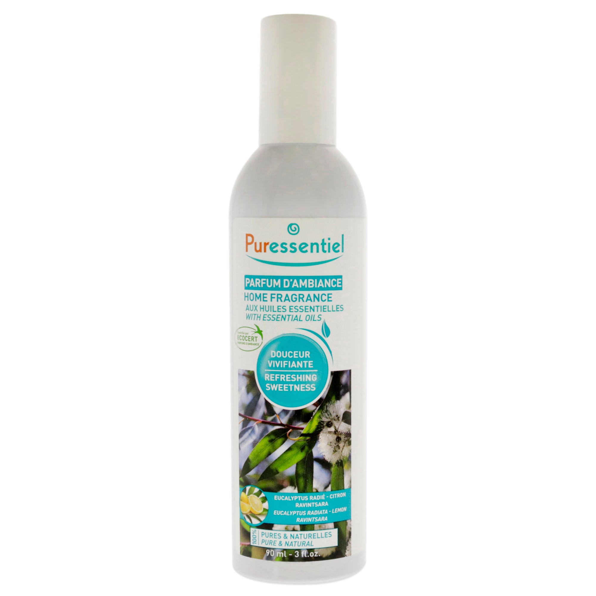 Home Fragrance With Essential Oils - Refreshing sweetness by Puressentiel for Unisex - 3 oz Spray