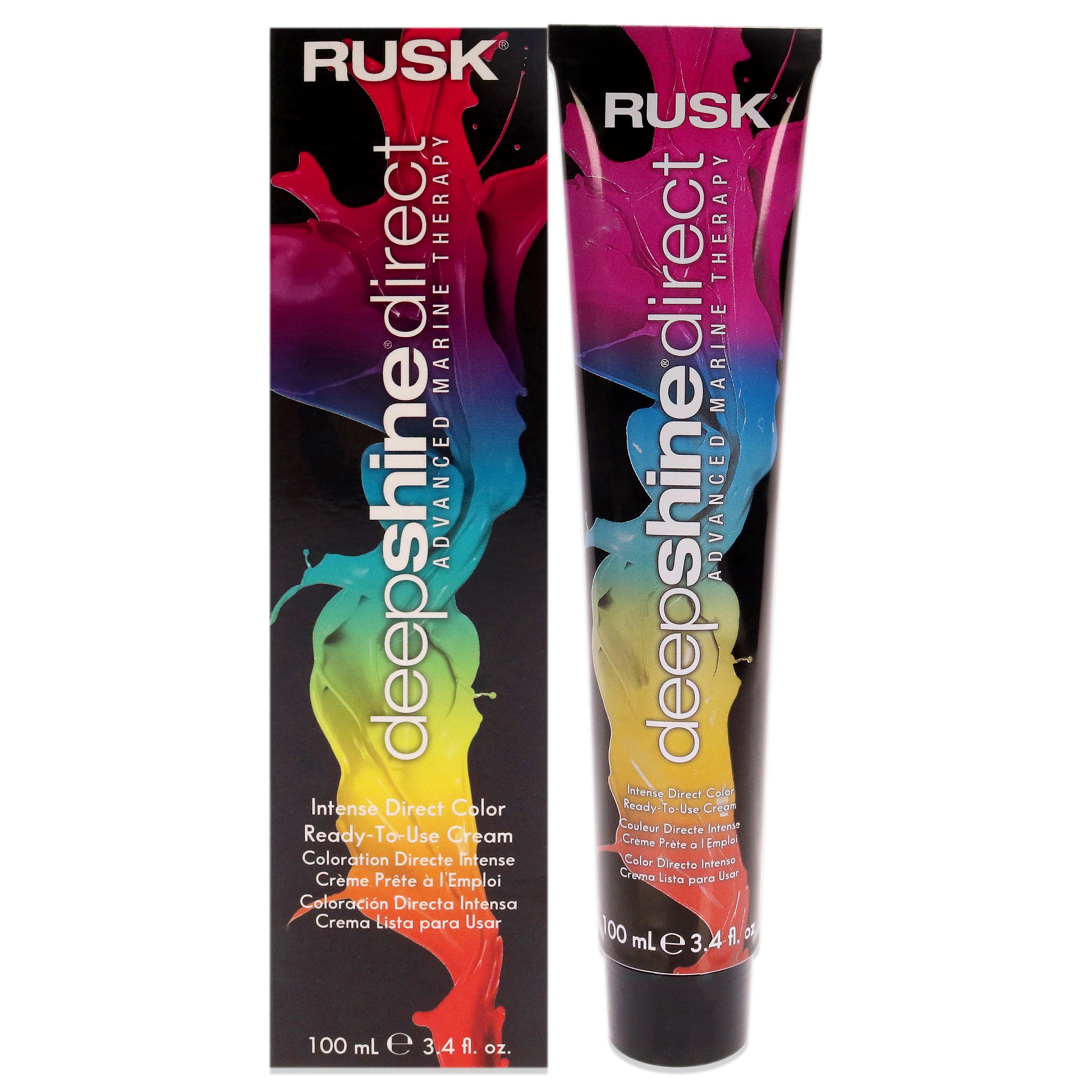 Deepshine Intense Direct Color - Clear by Rusk for Unisex - 3.4 oz Hair Color