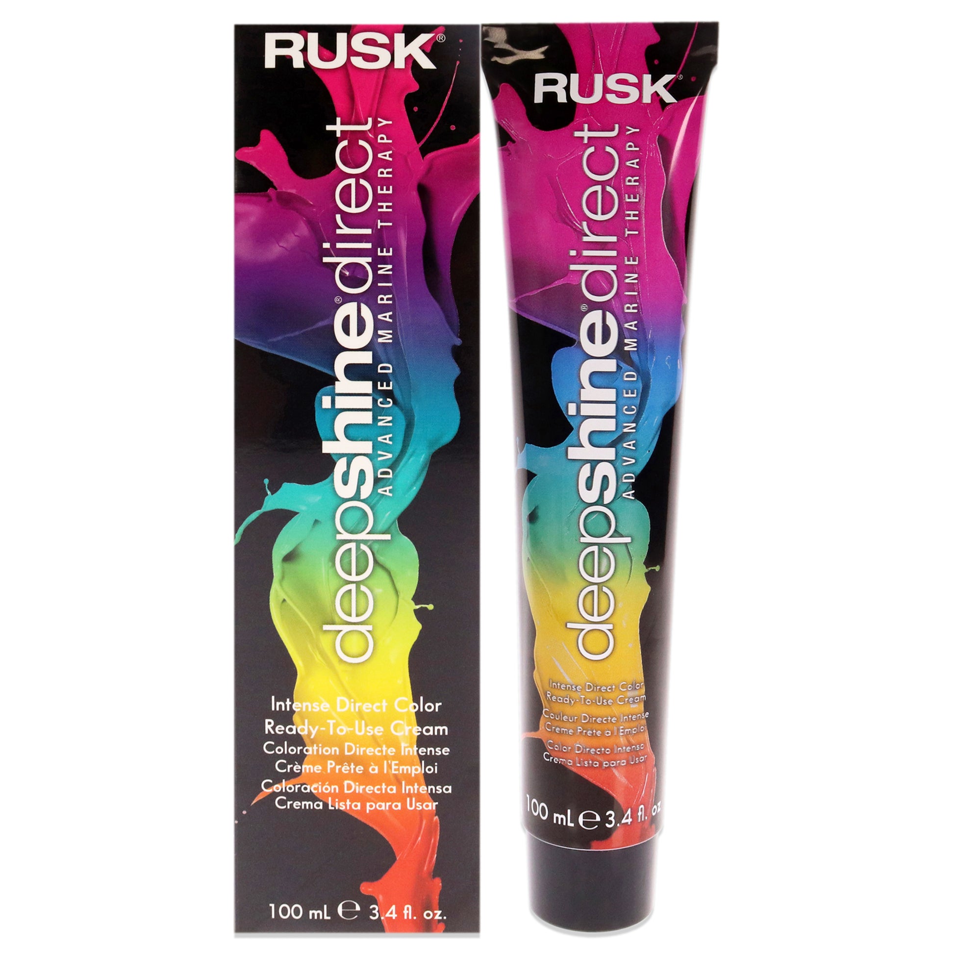 Deepshine Intense Direct Color - Green by Rusk for Unisex - 3.4 oz Hair Color