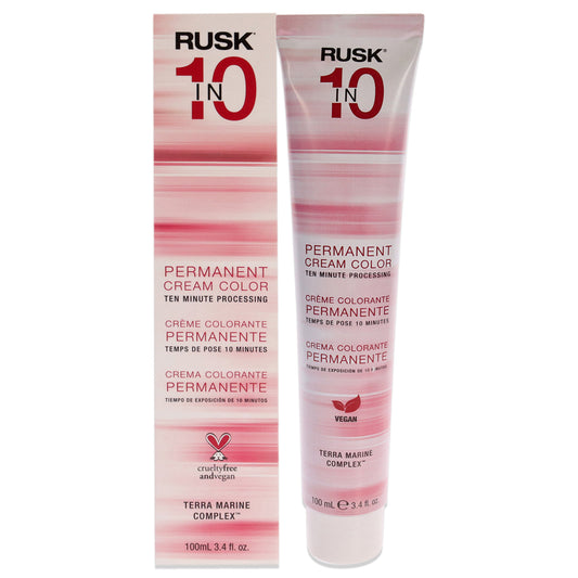 Permanent Cream Color In10 - 8S Light Sand Blonde by Rusk for Unisex - 3.4 oz Hair Color