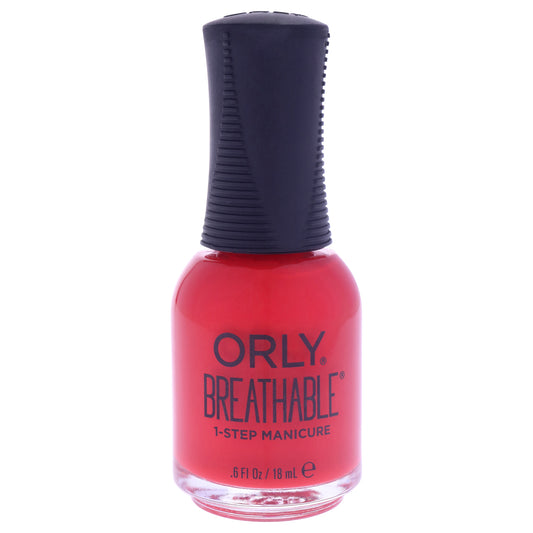Breathable 1 Step Manicure - 2060015 Cherry Bomb by Orly for Women - 0.6 oz Nail Polish