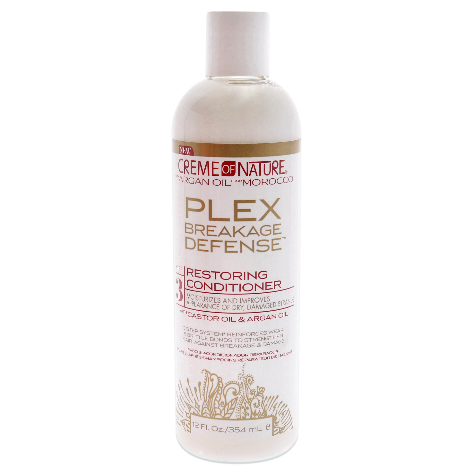 Plex Breakage Defense Restoring Conditioner by Creme of Nature for Unisex - 12 oz Conditioner