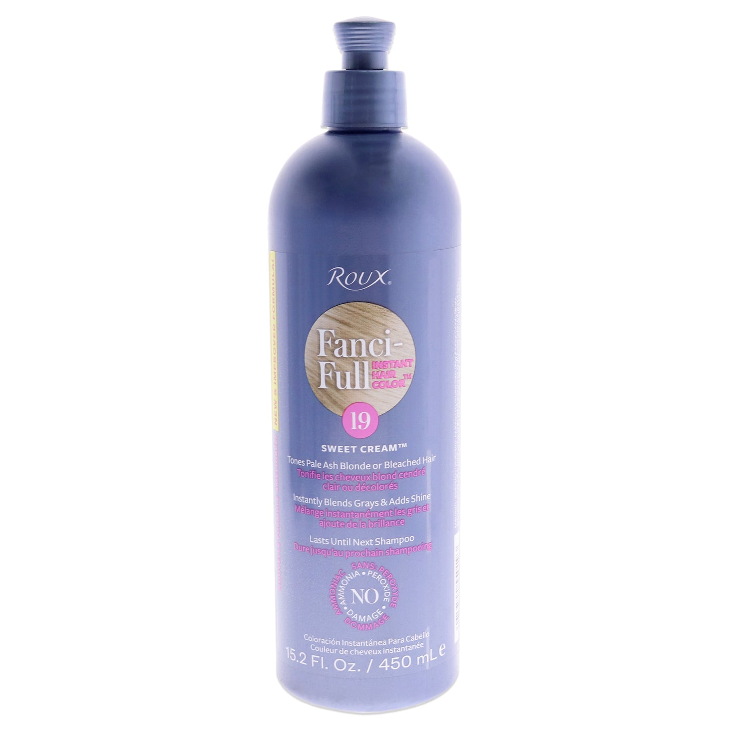 Fanci-Full Rinse Instant Hair Color - 19 Sweet Cream by Roux for Unisex - 15.2 oz Hair Color