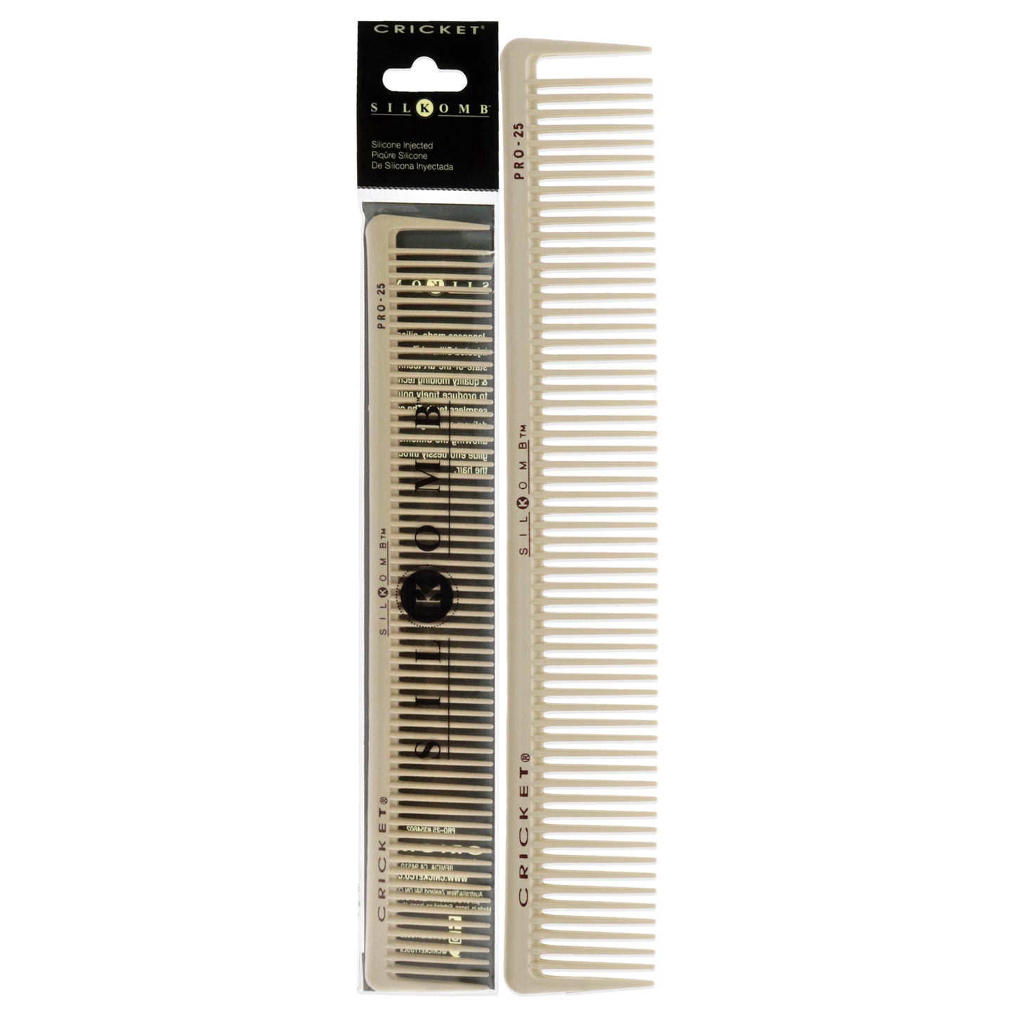 Silkomb Multi Purpose - Pro-25 by Cricket for Unisex - 1 Pc Comb