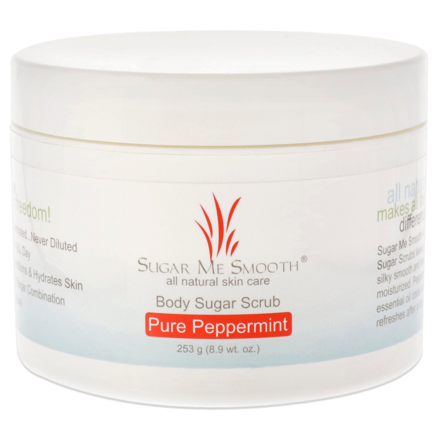 Body Scrub - Pure Peppermint by Sugar Me Smooth for Unisex - 8.9 oz Scrub