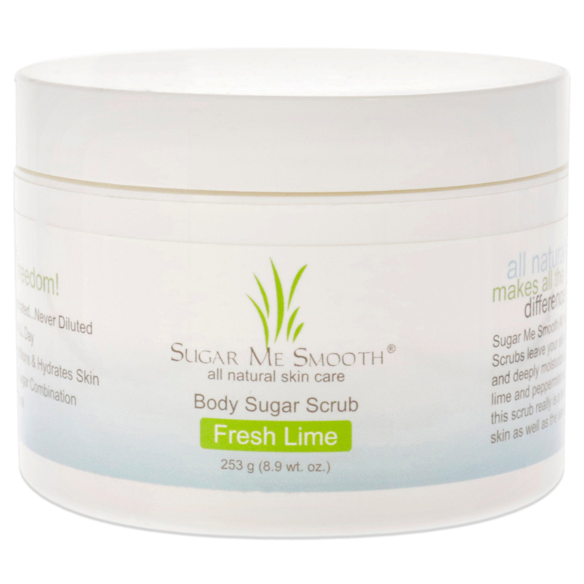 Body Sugar Scrub - Fresh Lime by Sugar Me Smooth for Unisex - 8.9 oz Scrub
