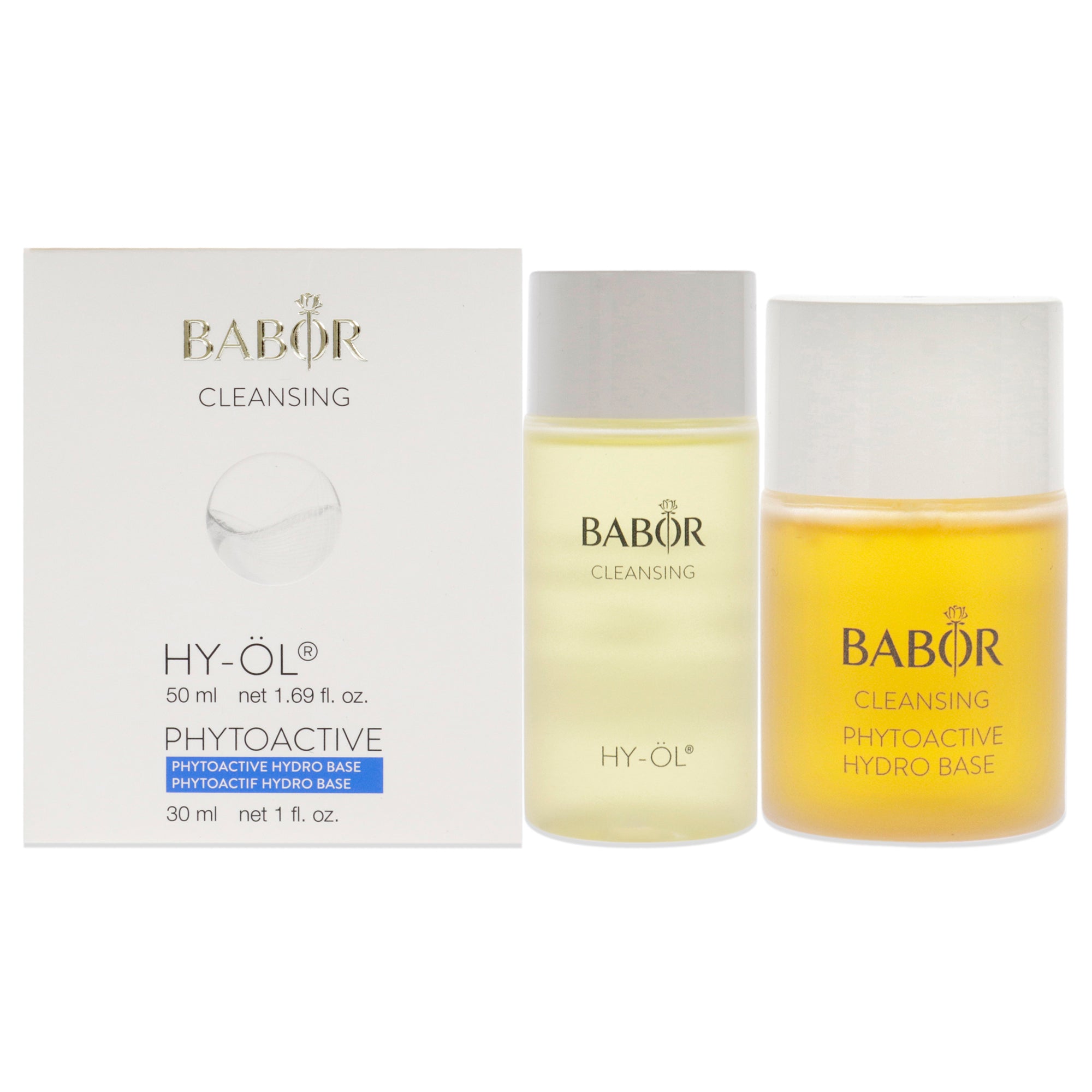 Cleansing HY-OL Phytoactive Hydro Base by Babor for Women - 2 Pc 1.6oz Hy-0l Cleansing, 1oz Phytoactive Cleansing