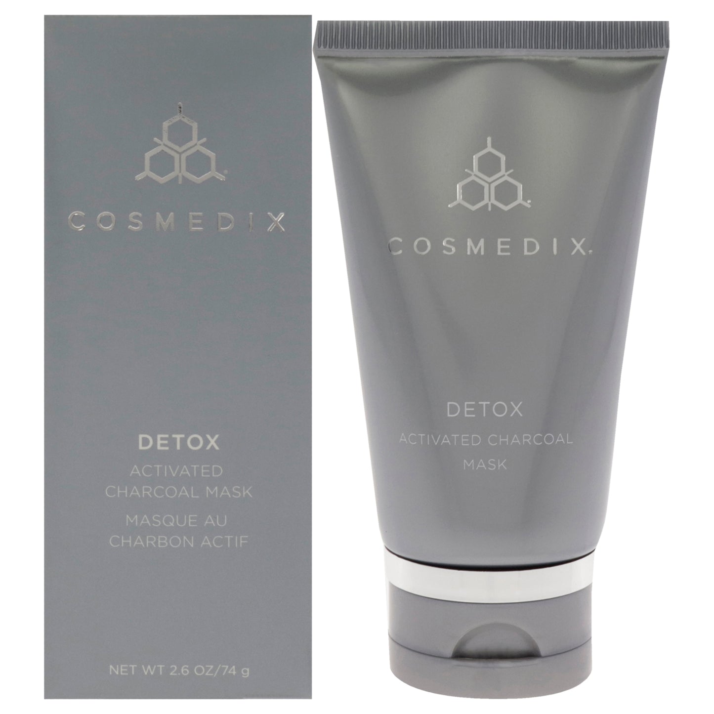 Activated Charcoal Detox Mask by Cosmedix for Unisex - 2.6 oz Mask
