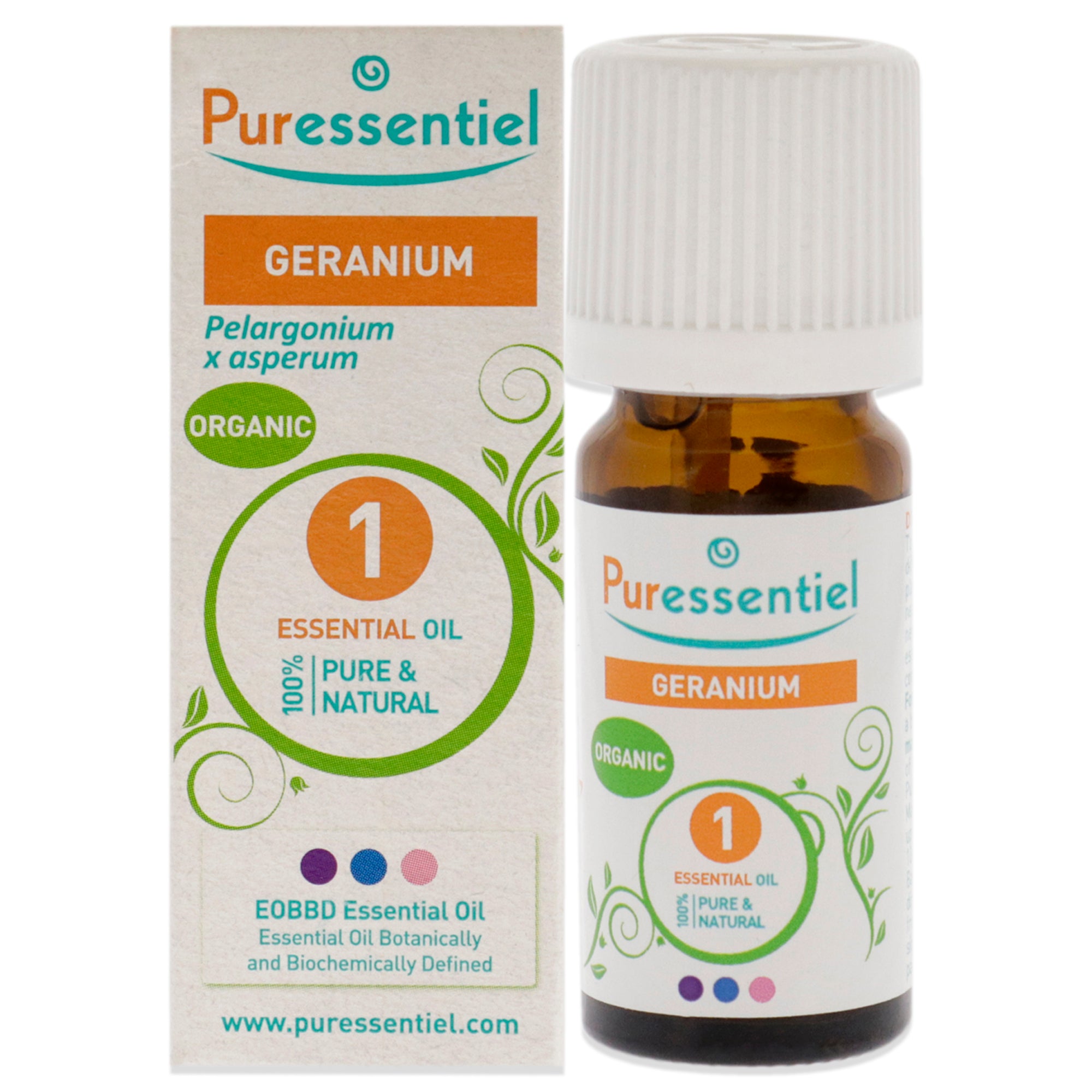 Organic Essential Oil - Geranium by Puressentiel for Unisex - 0.17 oz Oil