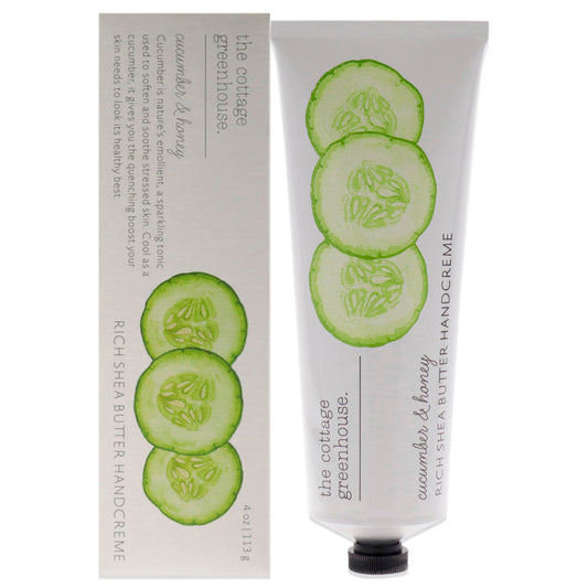 Rich Shea Butter Handcreme - Cucumber and Honey by The Cottage Greenhouse for Unisex - 4 oz Cream