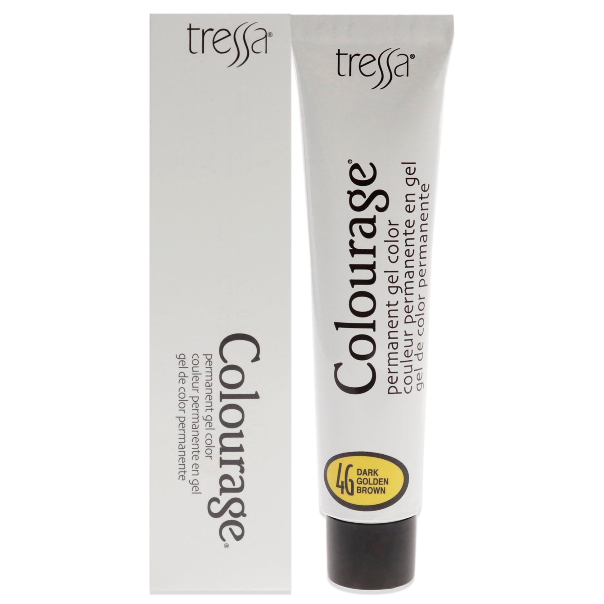 Colourage Permanent Gel Color - 4G Dark Golden Brown by Tressa for Unisex - 2 oz Hair Color