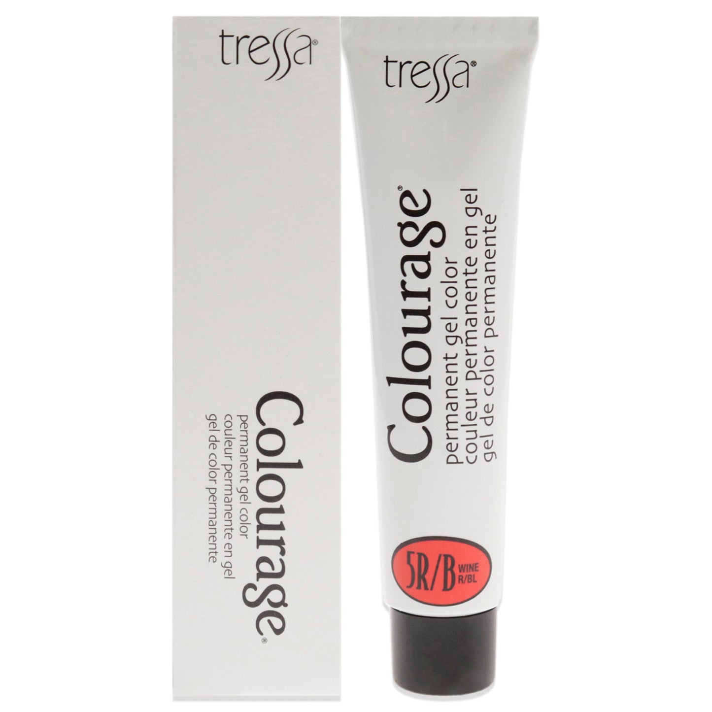 Colourage Permanent Gel Color - 5RB Wine by Tressa for Unisex - 2 oz Hair Color