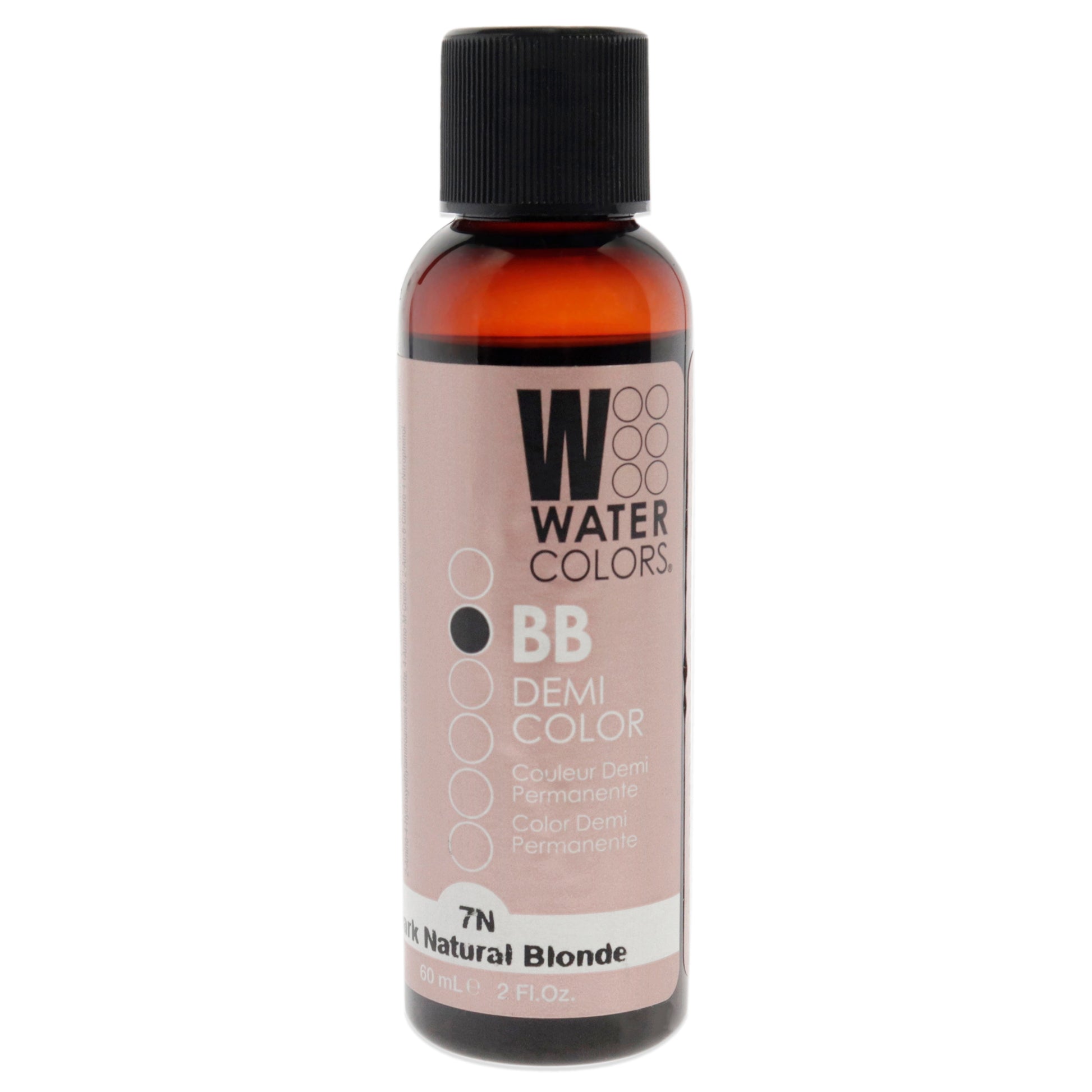 Watercolors BB Demi-Permanent Hair Color - 7N Dark Natural Blonde by Tressa for Unisex - 2 oz Hair Color