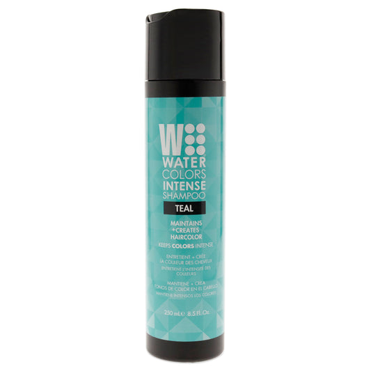 Watercolors Intense Shampoo - Teal by Tressa for Unisex - 8.5 oz Shampoo