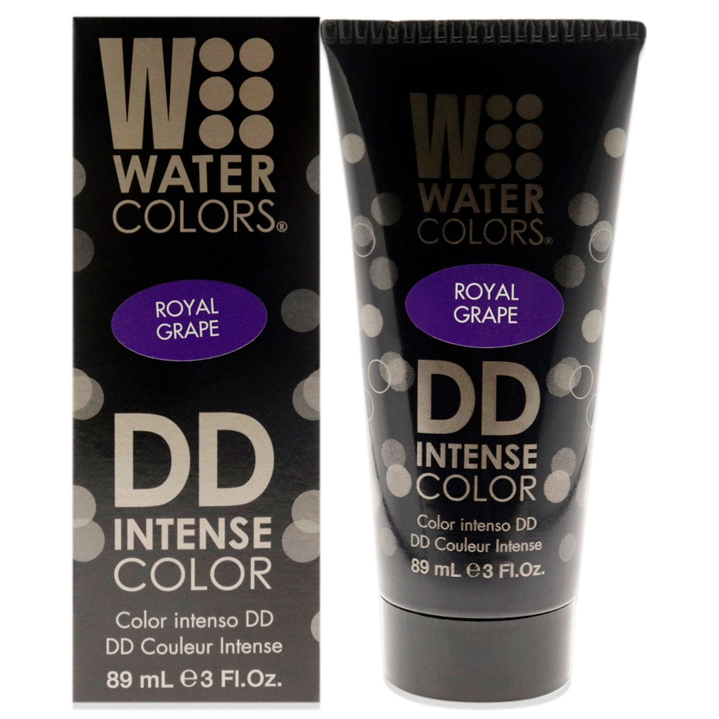 Watercolors DD Intense Color - Royal Grape by Tressa for Unisex - 3 oz Hair Color