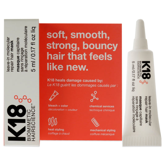 Leave-In Molecular Repair Hair Mask 0.17 oz Masque