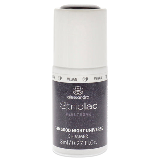 Striplac Peel or Soak Shimmer - 140 Good Night Universe by Alessandro for Women - 0.27 oz Nail Polish