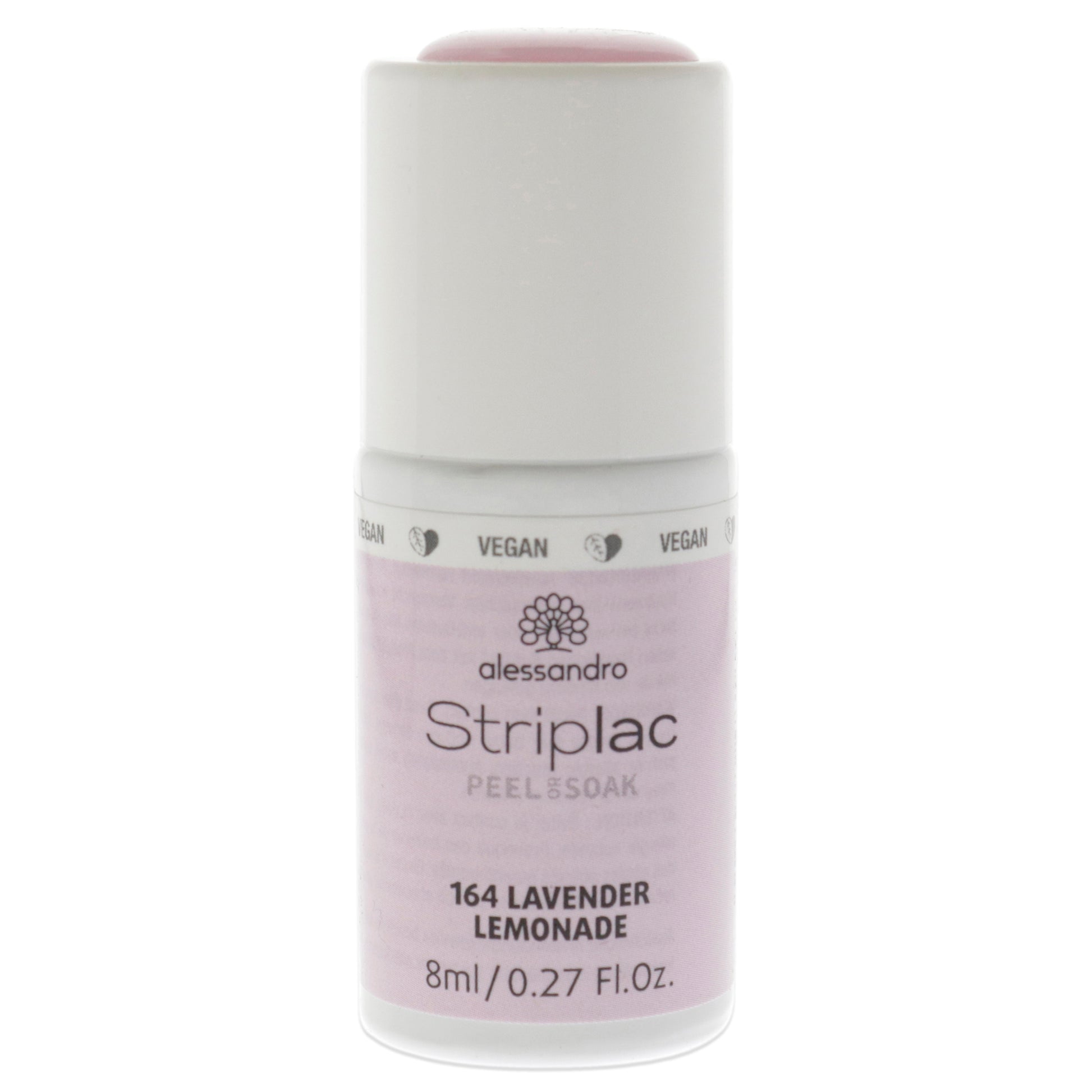 Striplac Peel or Soak - 164 Lavender Lemonade by Alessandro for Women - 0.27 oz Nail Polish