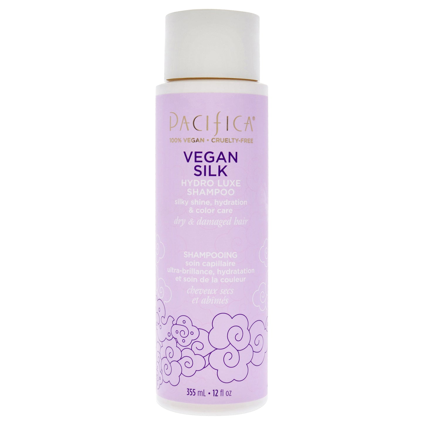 Vegan Silk Hydro Luxe Shampoo by Pacifica for Unisex - 12 oz Shampoo
