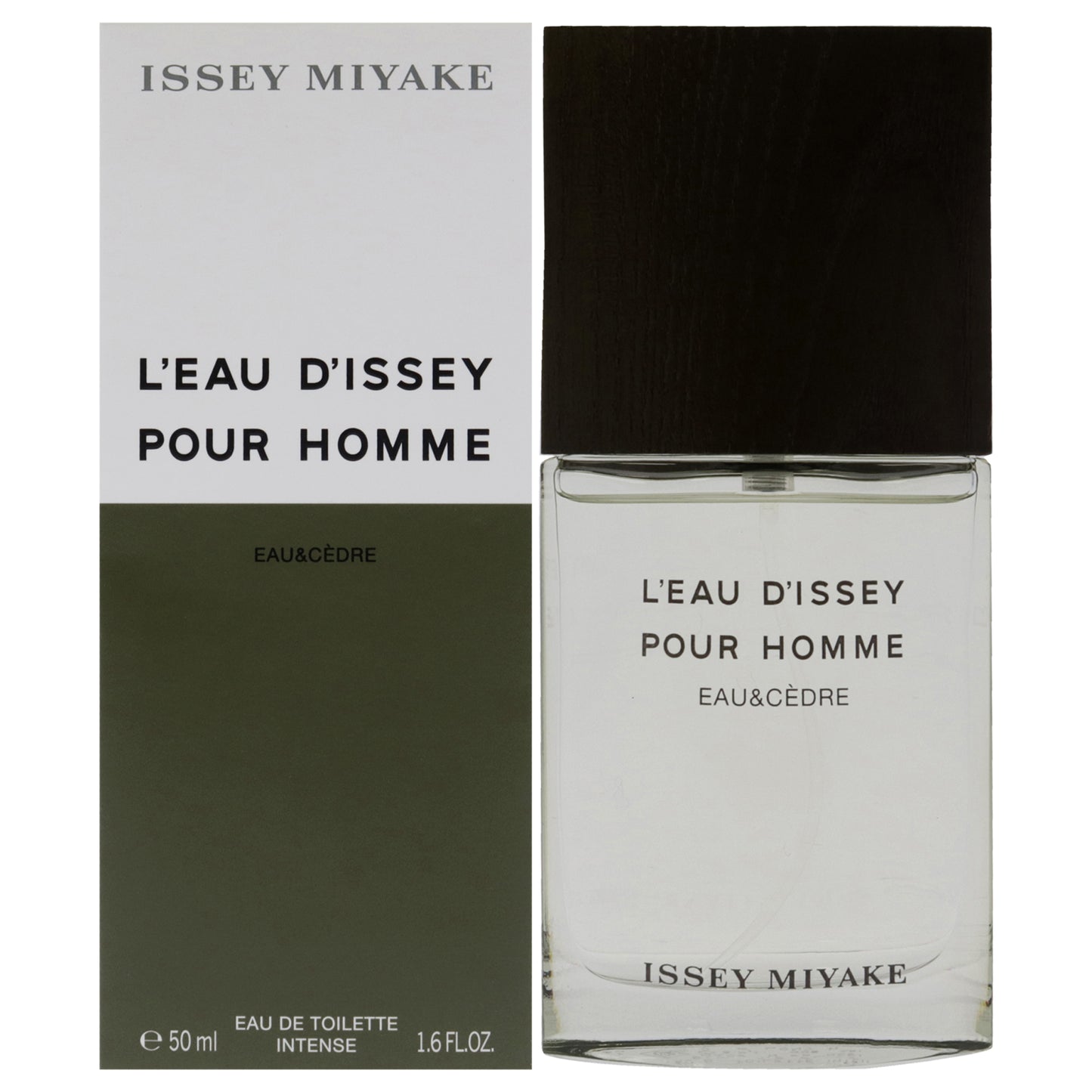 Leau Dissey Eau and Cedre by Issey Miyake for Men - 1.6 oz EDT Intense Spray