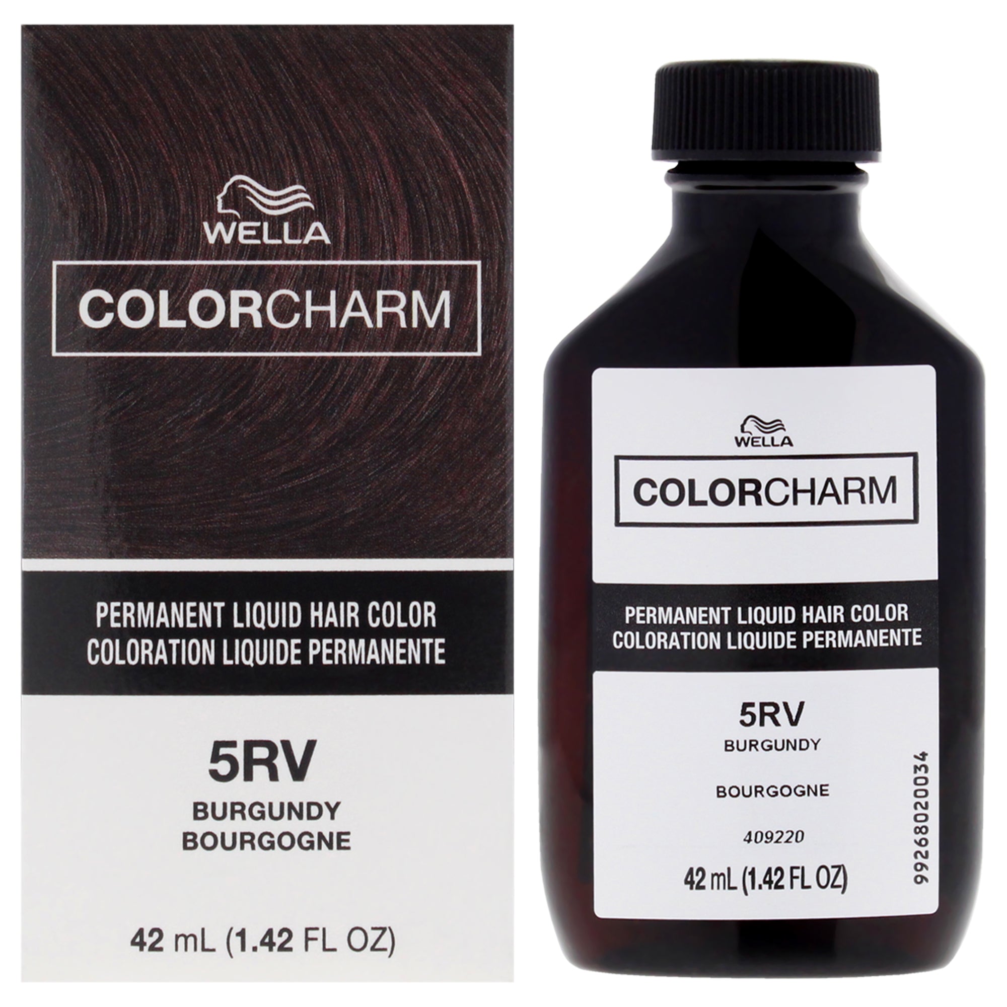 Color Charm Permanent Liquid Hair Color - 5RV Burgundy by Wella for Unisex - 1.42 oz Hair Color