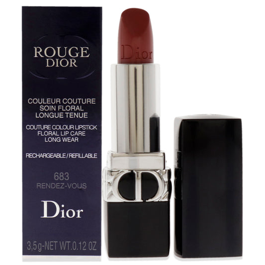 Rouge Dior Couture Satin Lipstick - 683 Rendez-Vous by Christian Dior for Women - 0.12 oz Lipstick (Refillable)