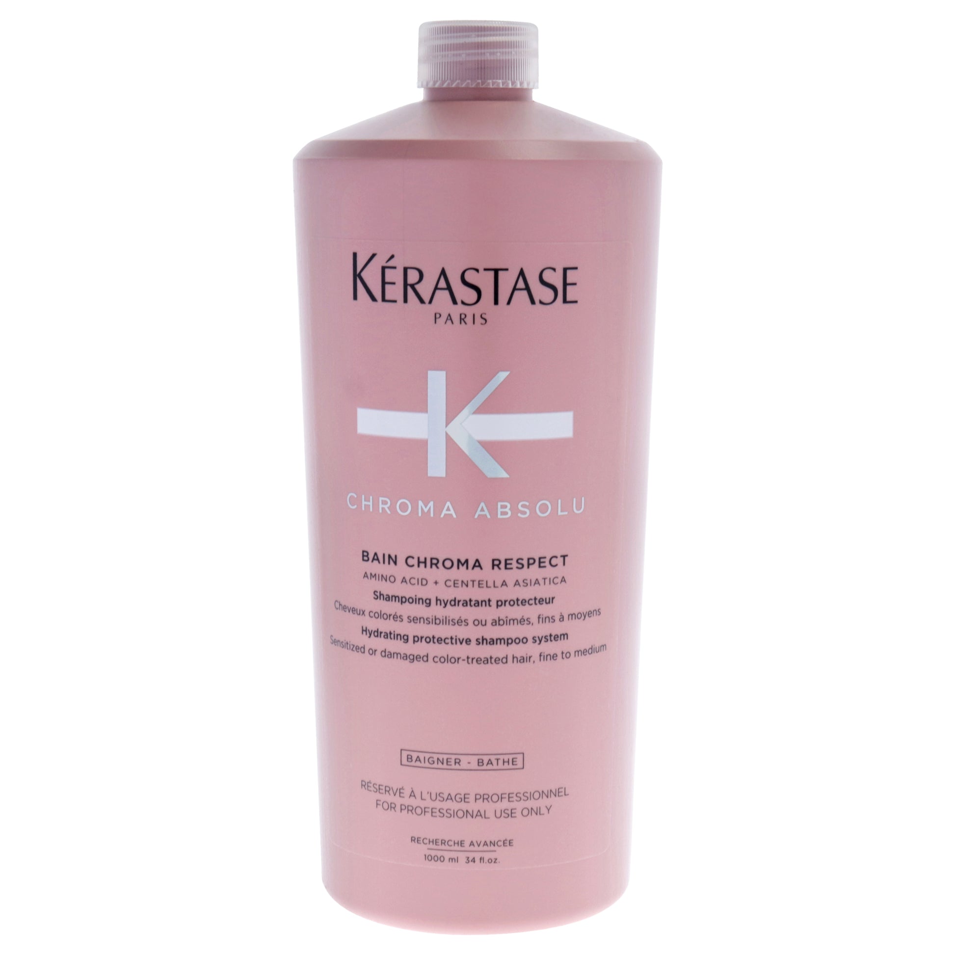Chroma Absolu Bain Respect Shampoo by Kerastase for Unisex - 34 oz Shampoo