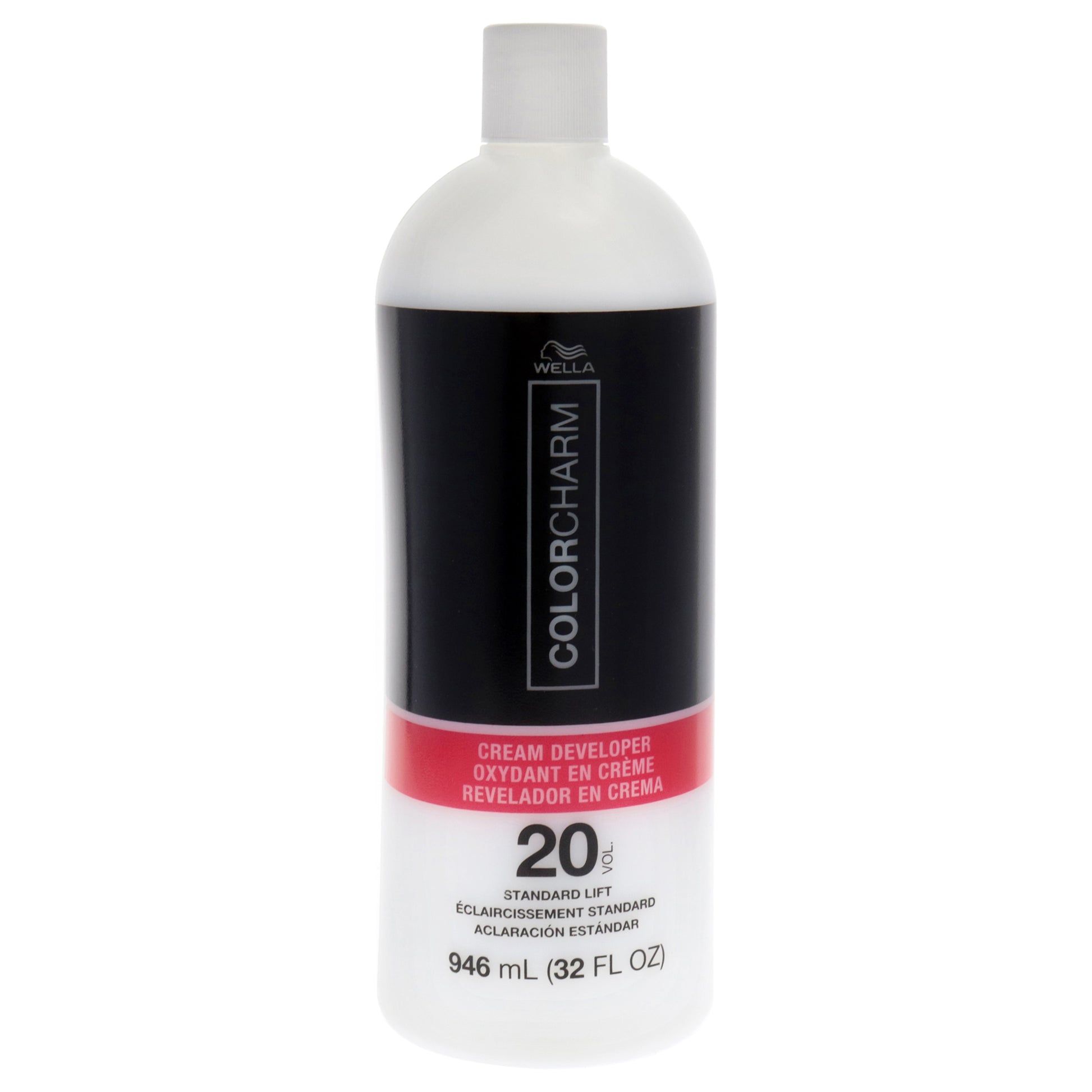 Color Charm 20 Volume Creme Developer by Wella for Unisex - 32 oz Lightener