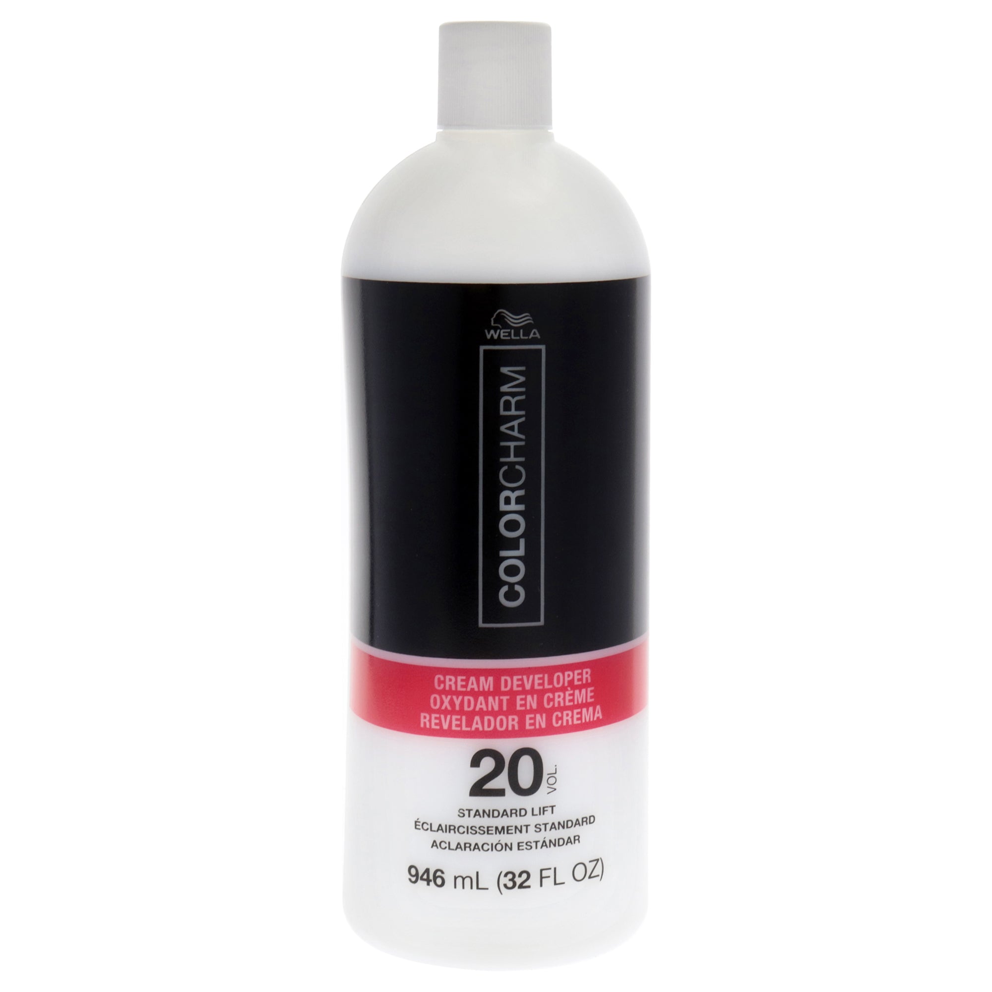 Color Charm 20 Volume Creme Developer by Wella for Unisex - 32 oz Lightener