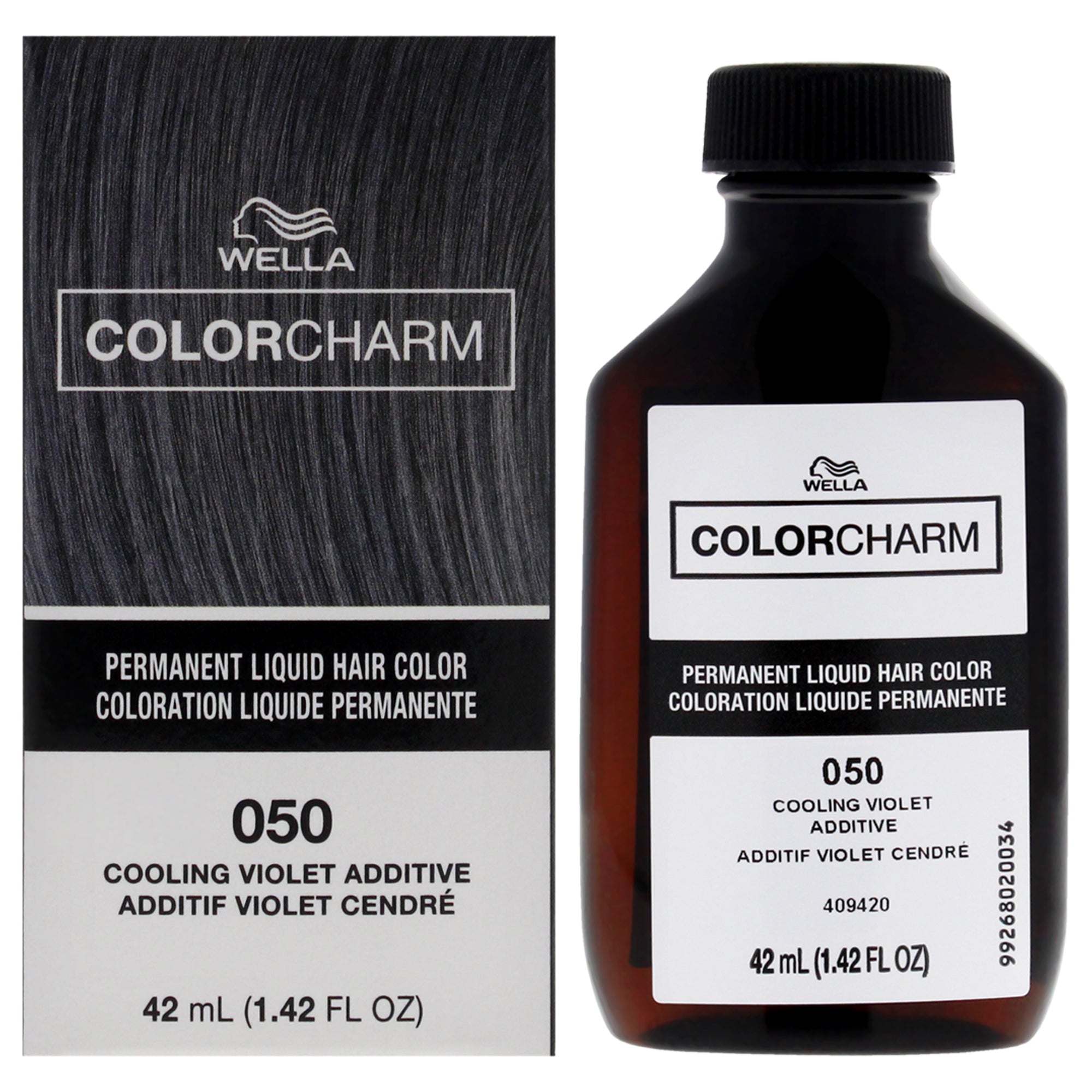 Color Charm Permanent Liquid Hair Color - 050 Cooling Violet Additive by Wella for Unisex - 1.42 oz Hair Color
