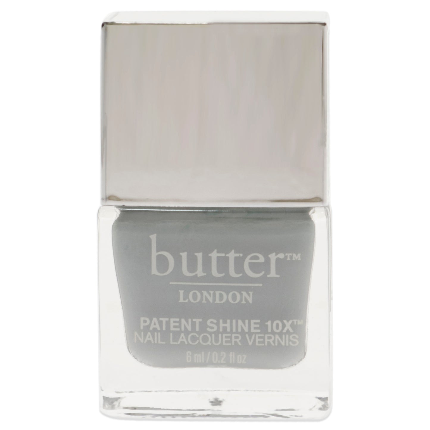 Patent Shine 10X Nail Lacquer - London Fog by Butter London for Women - 0.2 oz Nail Polish