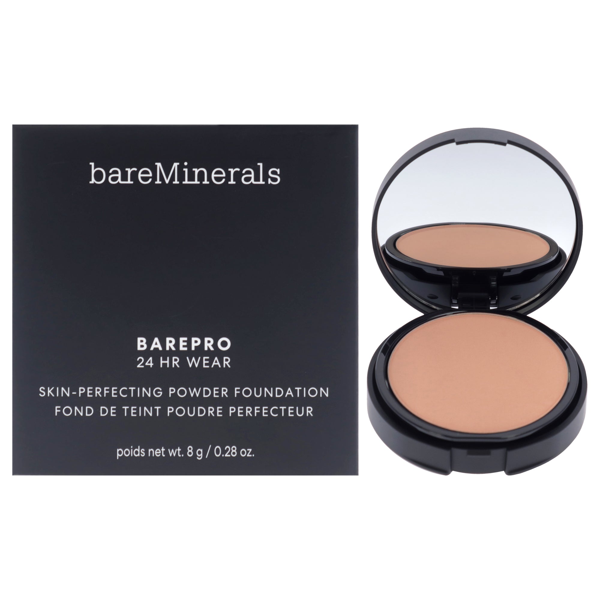 Barepro 24HR Skin Perfecting Powder Foundation - 25 Neutral Light by bareMinerals for Women - 0.28 oz Foundation