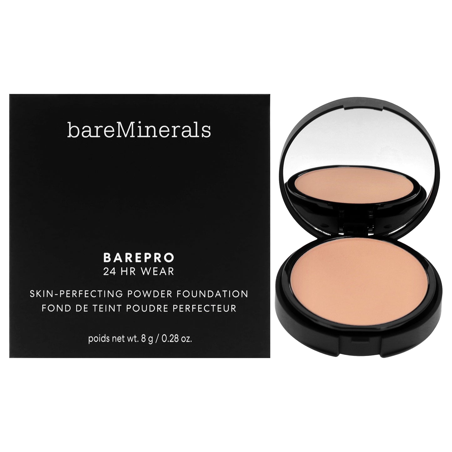 Barepro 24HR Skin Perfecting Powder Foundation - 30 Medium Warm 0.28 oz Foundation