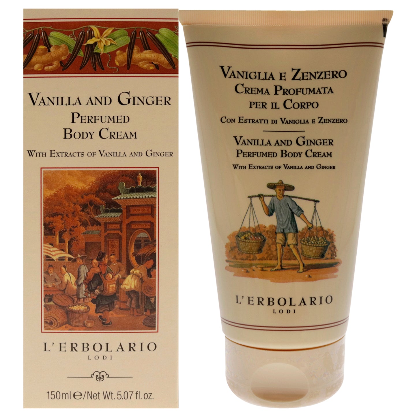 Perfumed Body Cream - Vanilla and Ginger 5.07 oz Body Cream