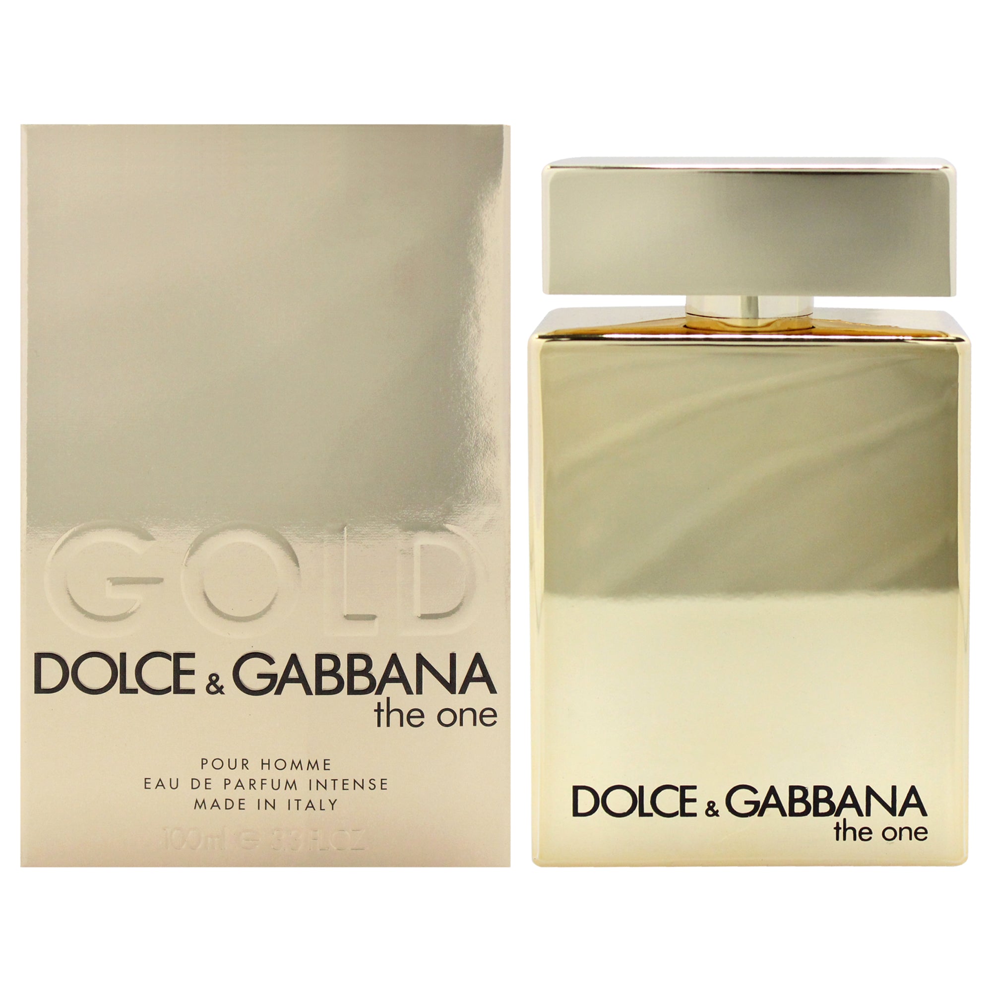 The One Gold Intense by Dolce and Gabbana for Men - 3.3 oz EDP Spray