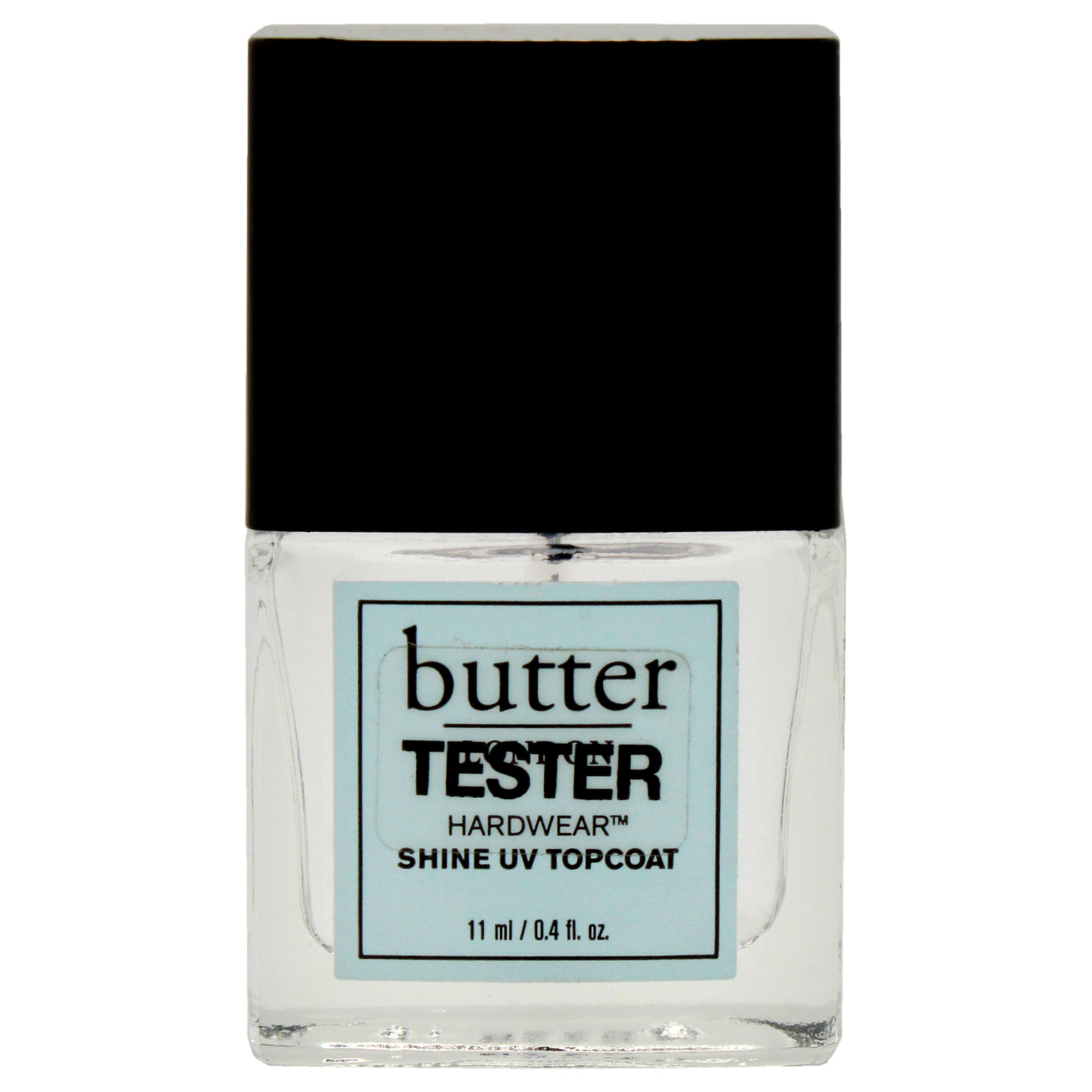 Hardwear Shine UV Topcoat by Butter London for Women - 0.4 oz Nail Polish (Tester)