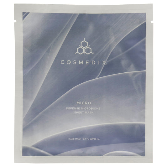 Micro Defense Microbiome Sheet Mask by Cosmedix for Unisex - 5 Pc Sheets (Tester)
