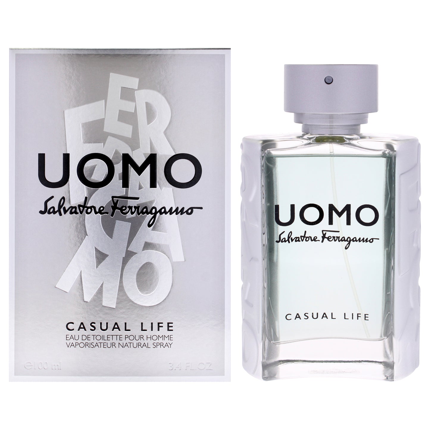 Uomo Casual Life by Salvatore Ferragamo for Men - 3.4 oz EDT Spray