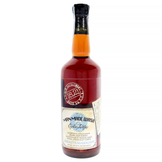 Man Made Wash - Absolute Mahogany by 18.21 Man Made for Men - 32 oz 3-In-1 Shampoo, Conditioner and Body Wash