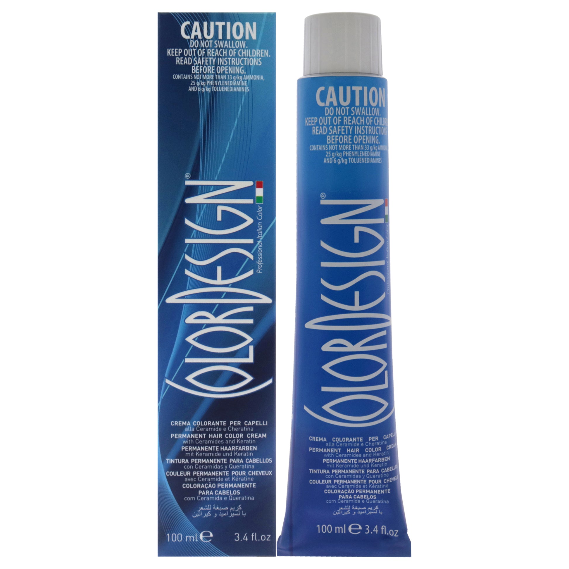 Permanent Hair Color - 1.10 1BB Blue Black by ColorDesign for Unisex - 3.4 oz Hair Color