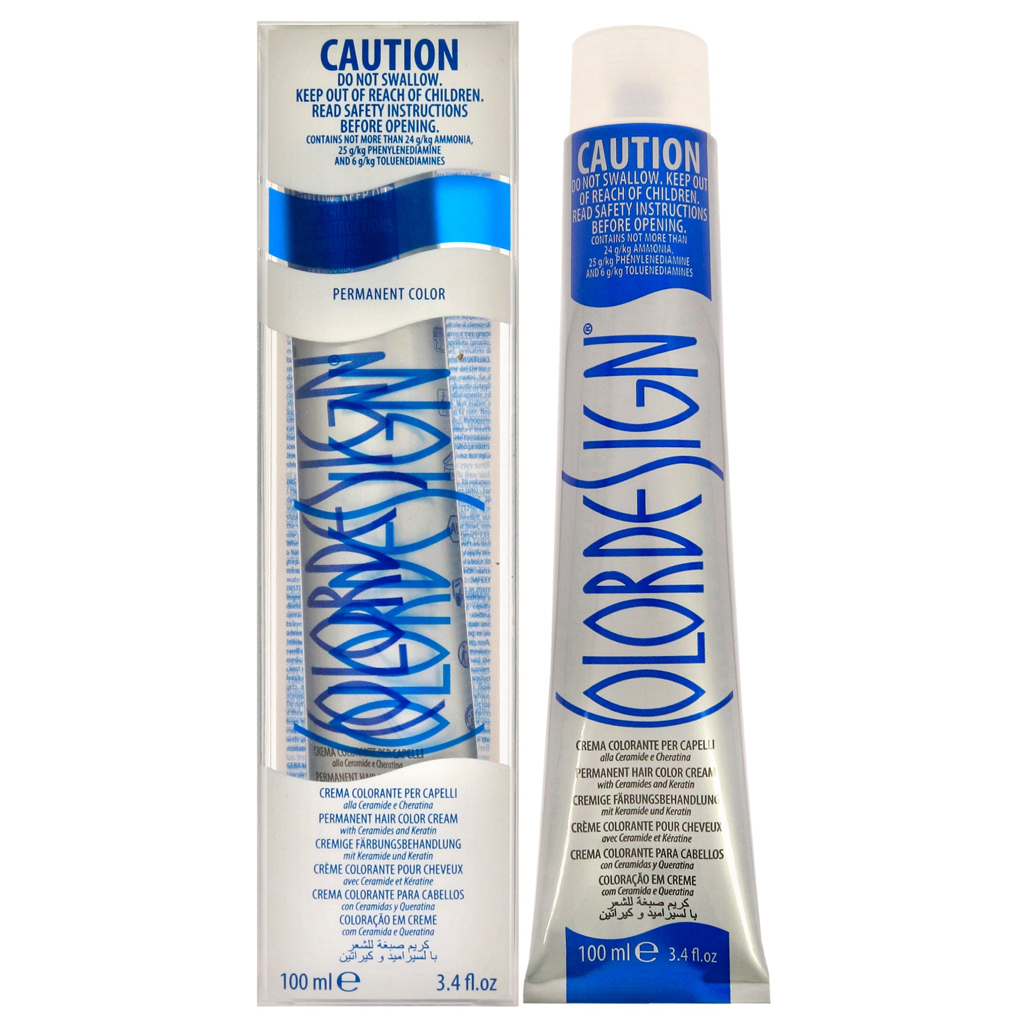 Permanent Hair Color - 7.66 Intensive Auburn Blonde by ColorDesign for Unisex - 3.4 oz Hair Color
