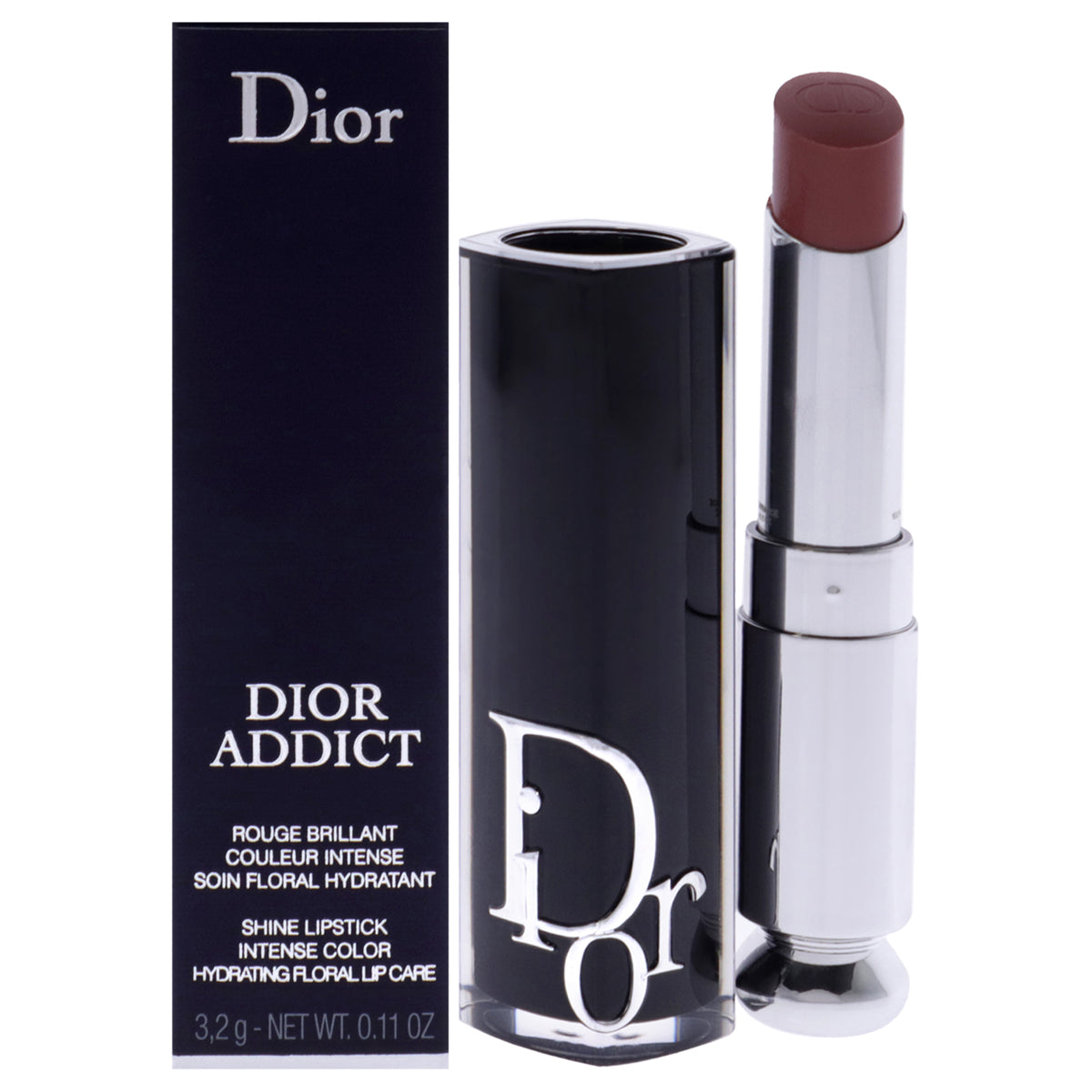 Dior Addict Hydrating Shine Lipstick - 100 Nude Look by Christian Dior for Women - 0.11 oz Lipstick (Refillable)