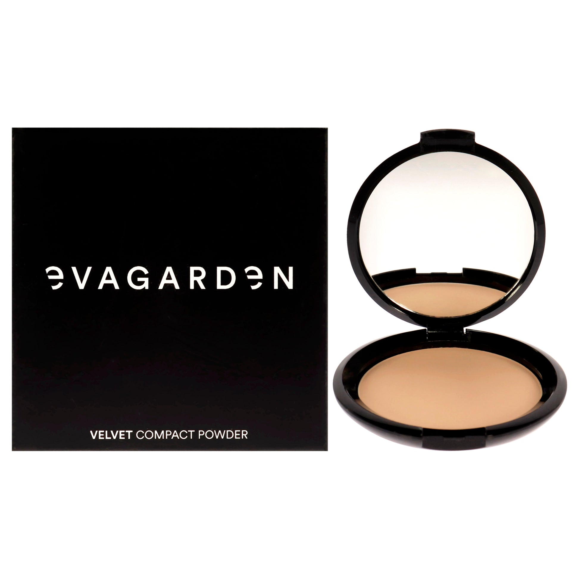 Velvet Compact Powder - 805 Pink Champagne by Evagarden for Women - 0.35 oz Powder
