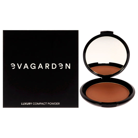 Luxury Compact Powder - 892 Raw Sienna Light by Evagarden for Women - 0.35 oz Powder