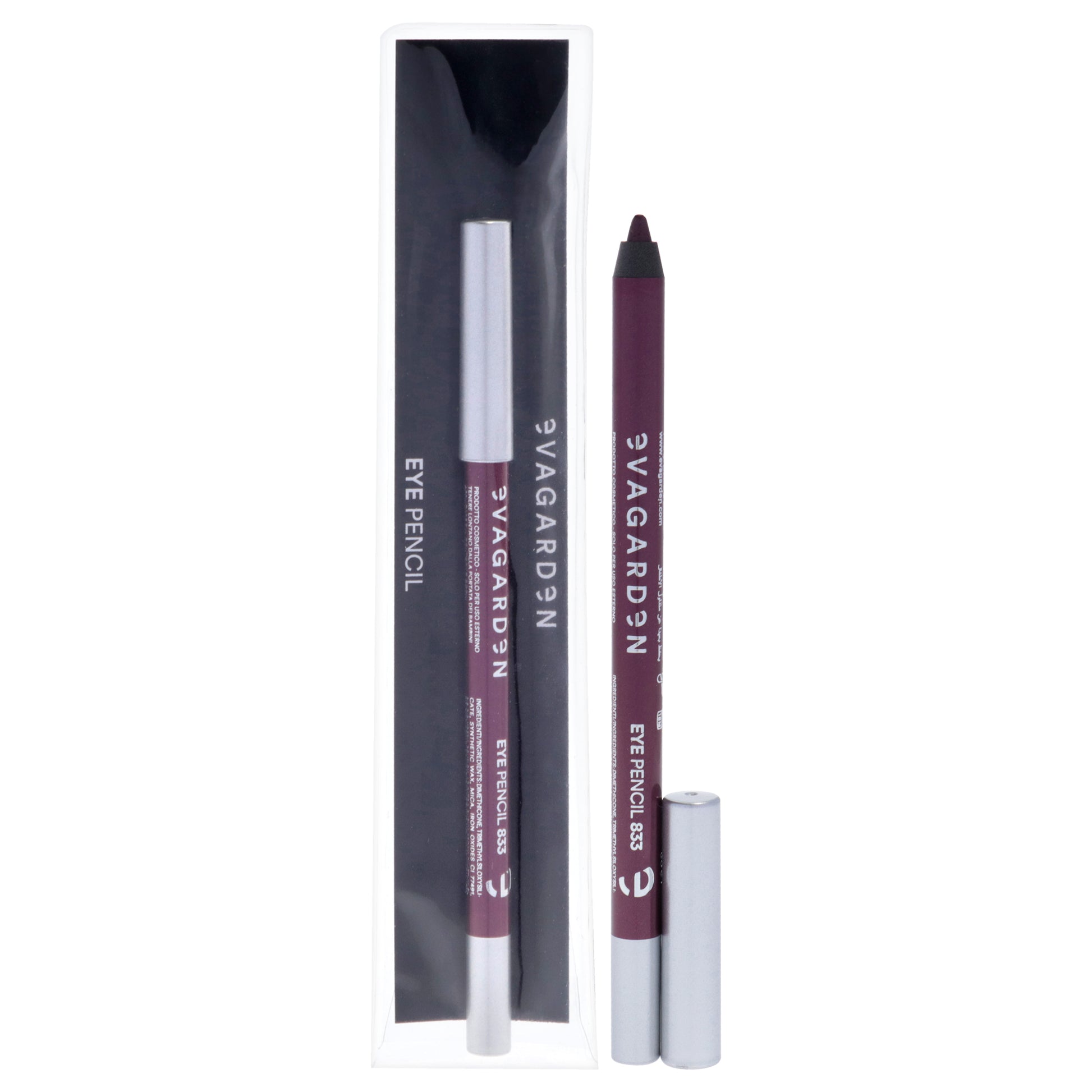 Superlast Eye Pencil - 833 Purple Energy by Evagarden for Women - 0.04 oz Eye Pencil