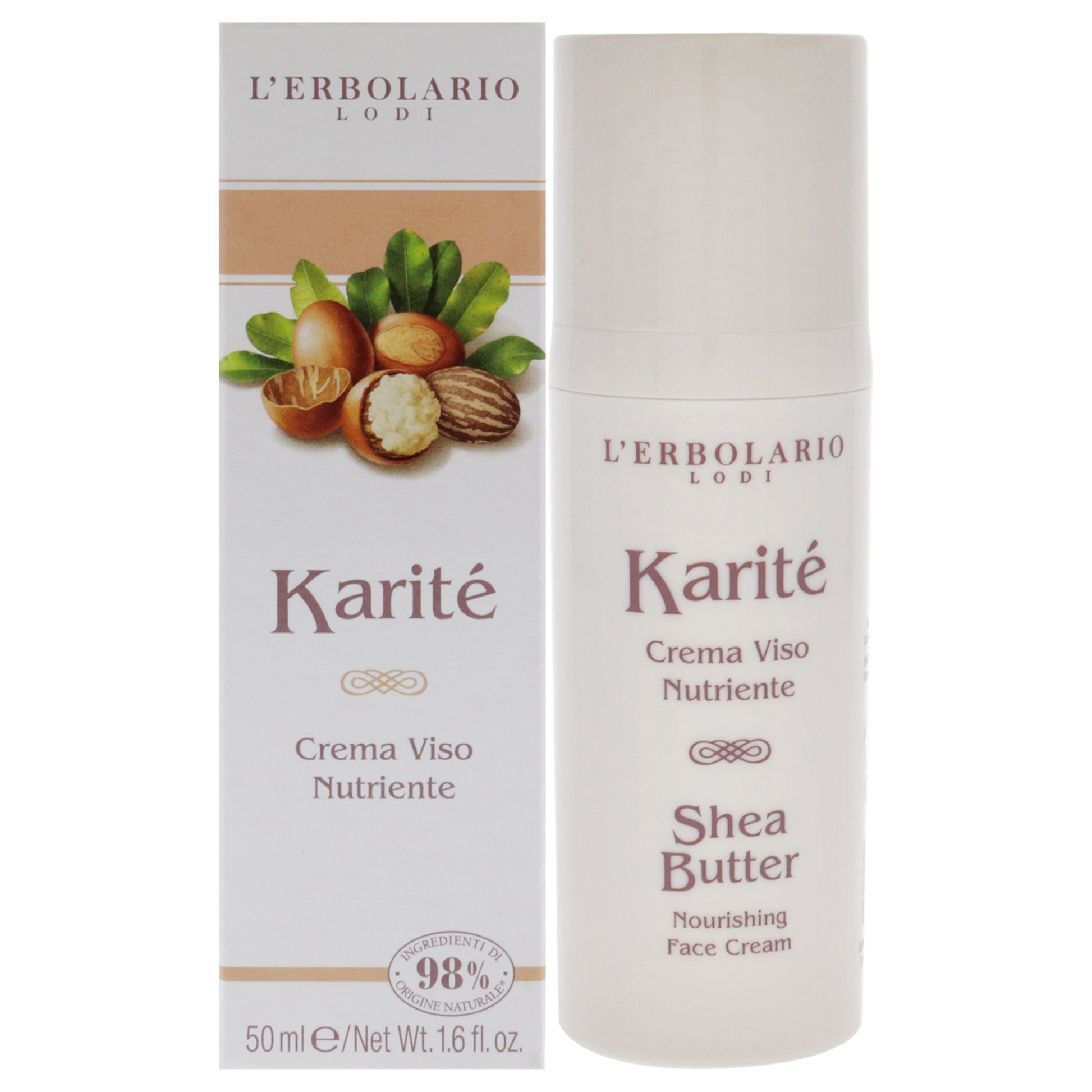 Nourishing Face Cream - Shea Butter by LErbolario for Unisex - 1.6 oz Cream
