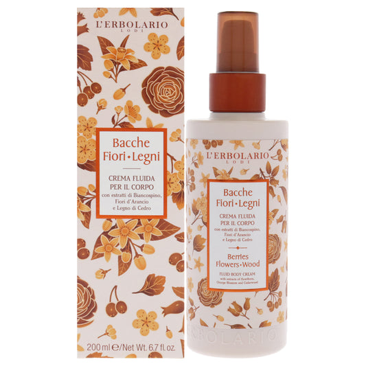 Fluid Body Cream - Berries Flowers Wood 6.7 oz Body Cream